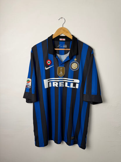 Phillipe Coutinho Inter Milan 2011-12 home football shirt (XL)