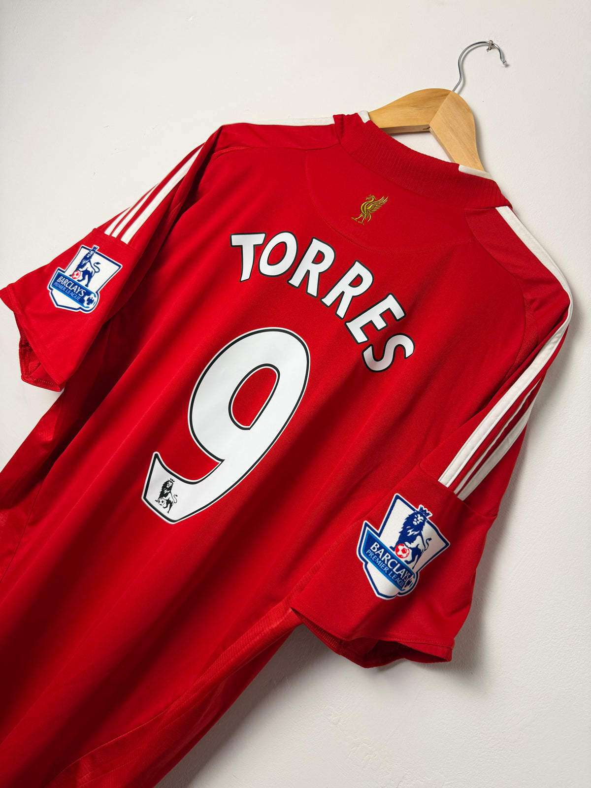 Fernando Torres Liverpool FC 2008-09 home football shirt (XL)