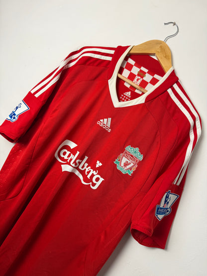 Fernando Torres Liverpool FC 2008-09 home football shirt (XL)
