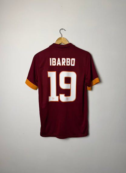 Victor Ibarbo AS Roma 2014-15 home football shirt (M)