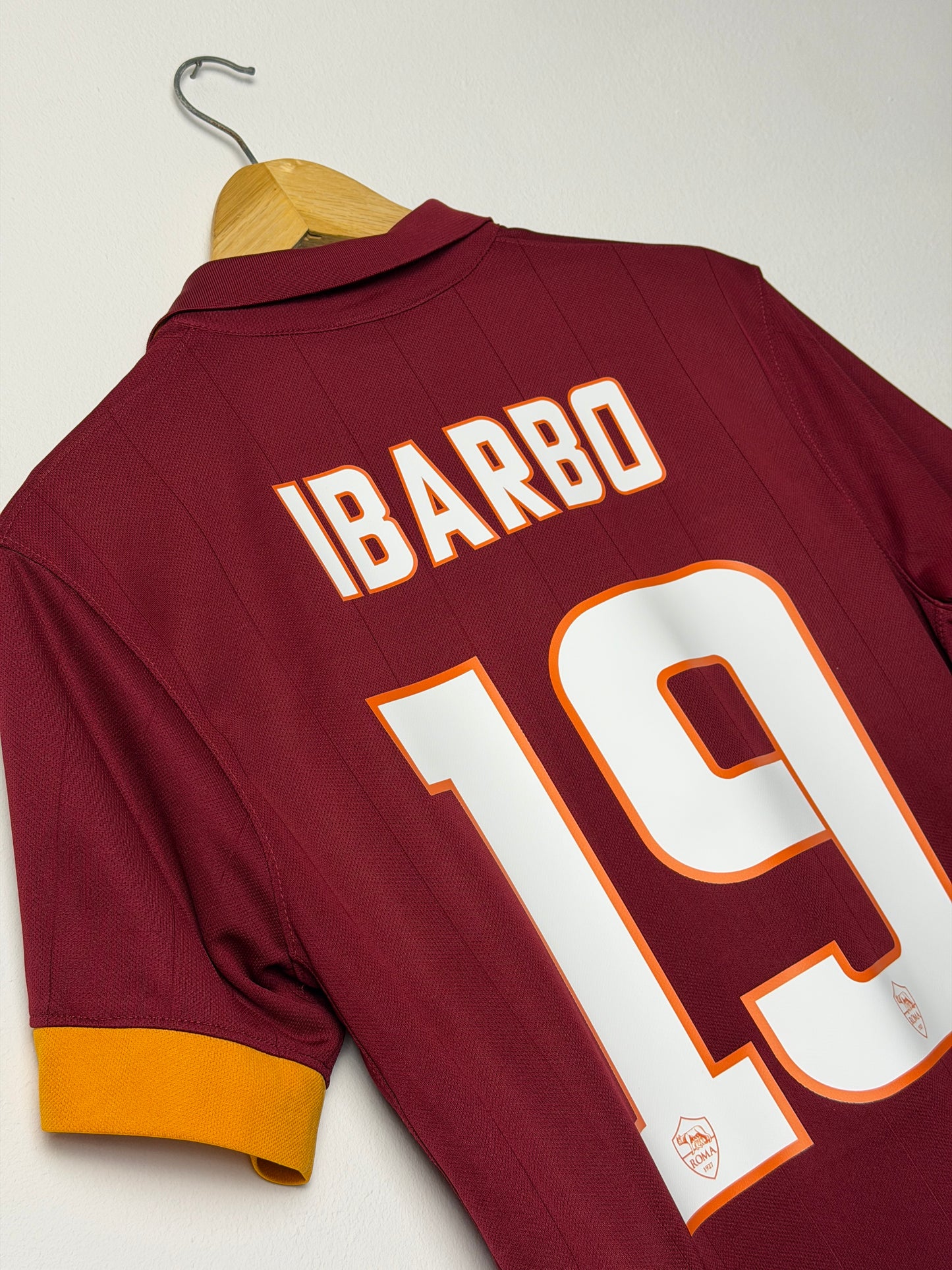 Victor Ibarbo AS Roma 2014-15 home football shirt (M)