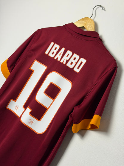 Victor Ibarbo AS Roma 2014-15 home football shirt (M)