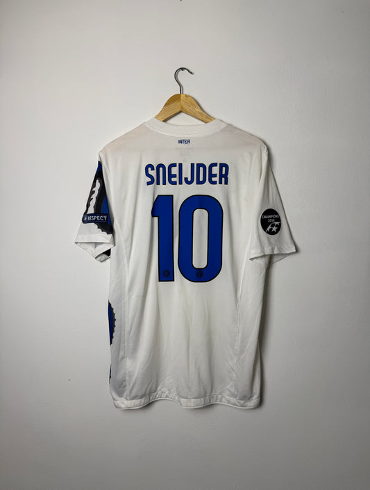 Wesley Sniejder Inter Milan 2010-11 away football shirt (L)