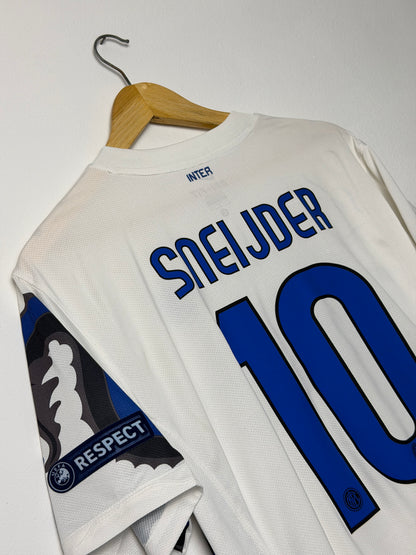 Wesley Sniejder Inter Milan 2010-11 away football shirt (L)