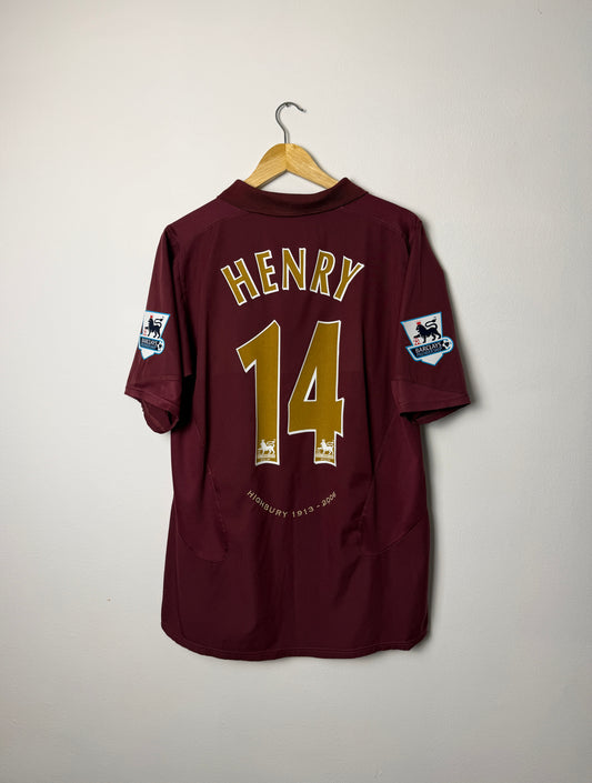 Thierry Henry Arsenal FC 2005-06 home football shirt (L)