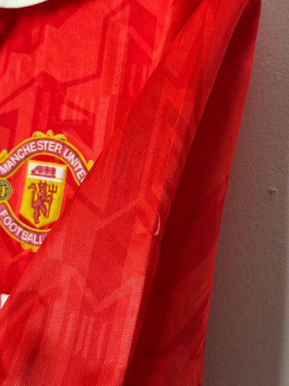 Eric Cantona Manchester United 1992-94 home football shirt (L)