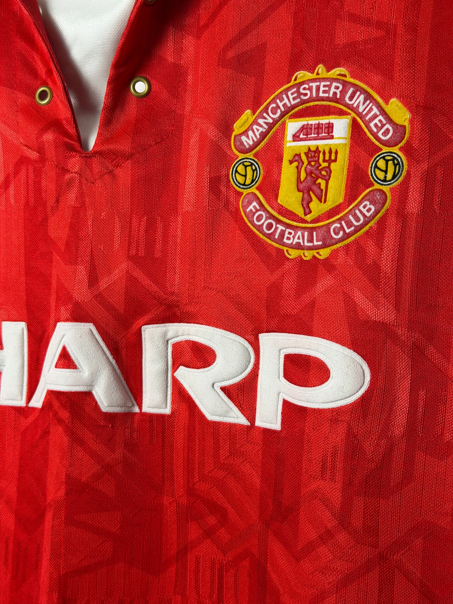 Eric Cantona Manchester United 1992-94 home football shirt (L)