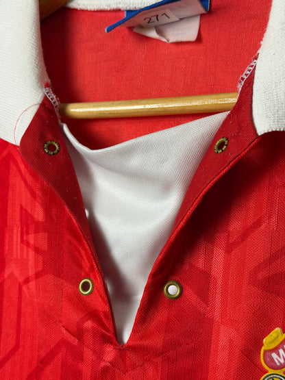 Eric Cantona Manchester United 1992-94 home football shirt (L)