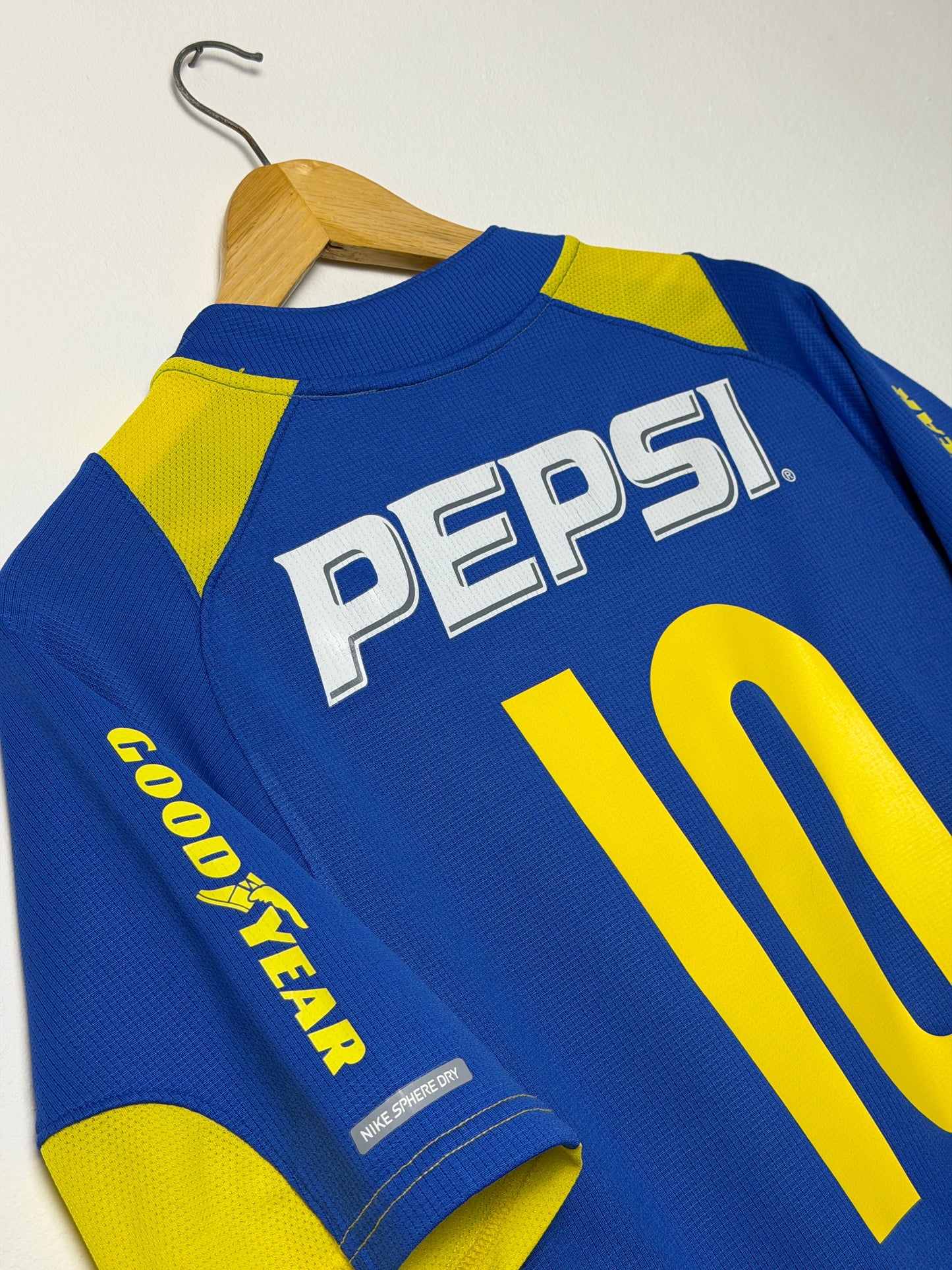 Carlos Tevez Boca Juniors 2004-05 home football shirt (L)