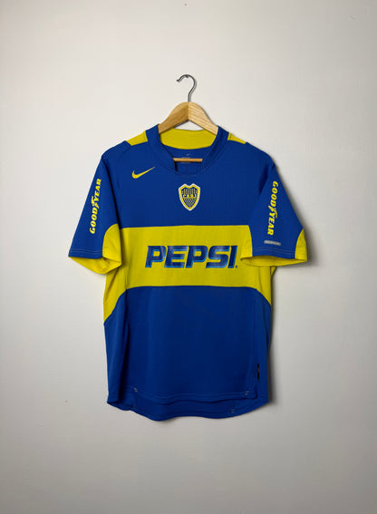 Carlos Tevez Boca Juniors 2004-05 home football shirt (L)