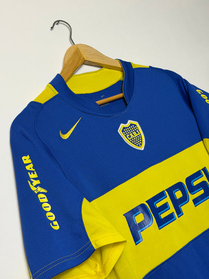 Carlos Tevez Boca Juniors 2004-05 home football shirt (L)