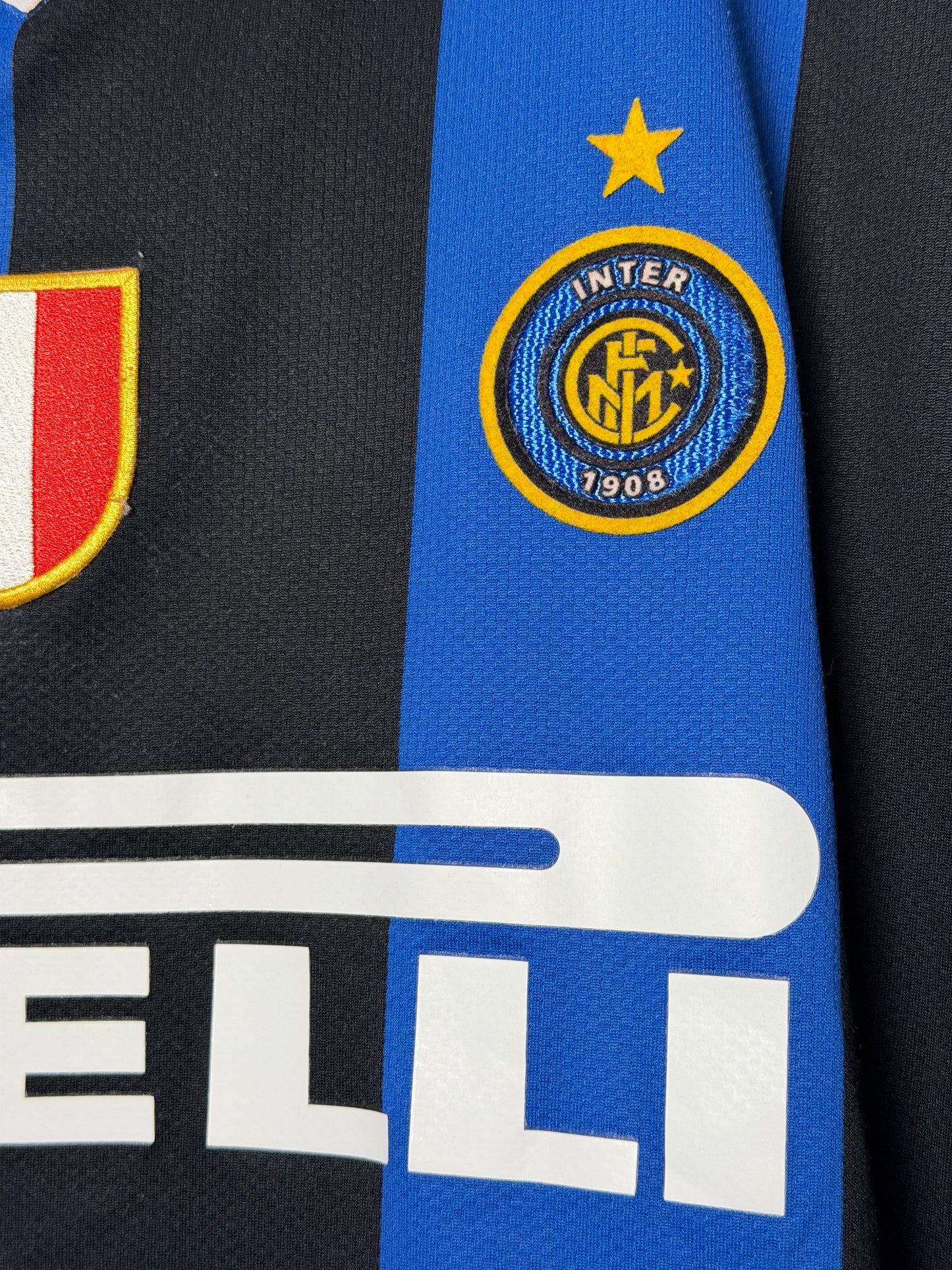 Adriano Inter Milan 2006-07 home football shirt (XL)