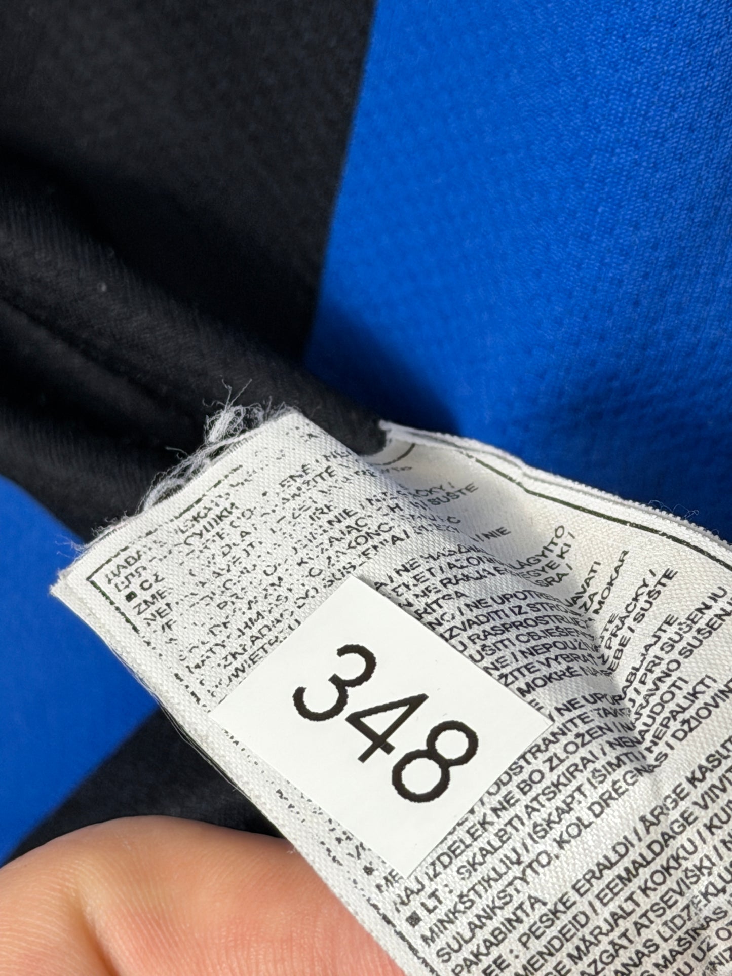 Adriano Inter Milan 2006-07 home football shirt (XL)