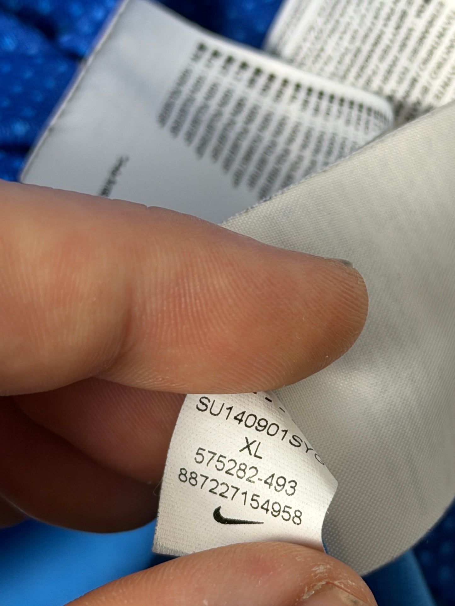 Neymar JR Brazil 2014 World Cup away football shirt (XL)