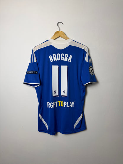 Didier Drogba Chelsea FC 2011-12 champions league final edition home football shirt (M)