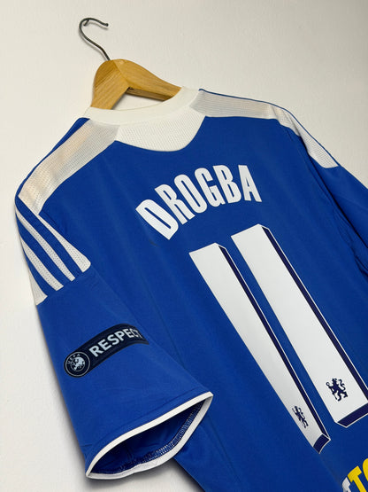 Didier Drogba Chelsea FC 2011-12 champions league final edition home football shirt (M)