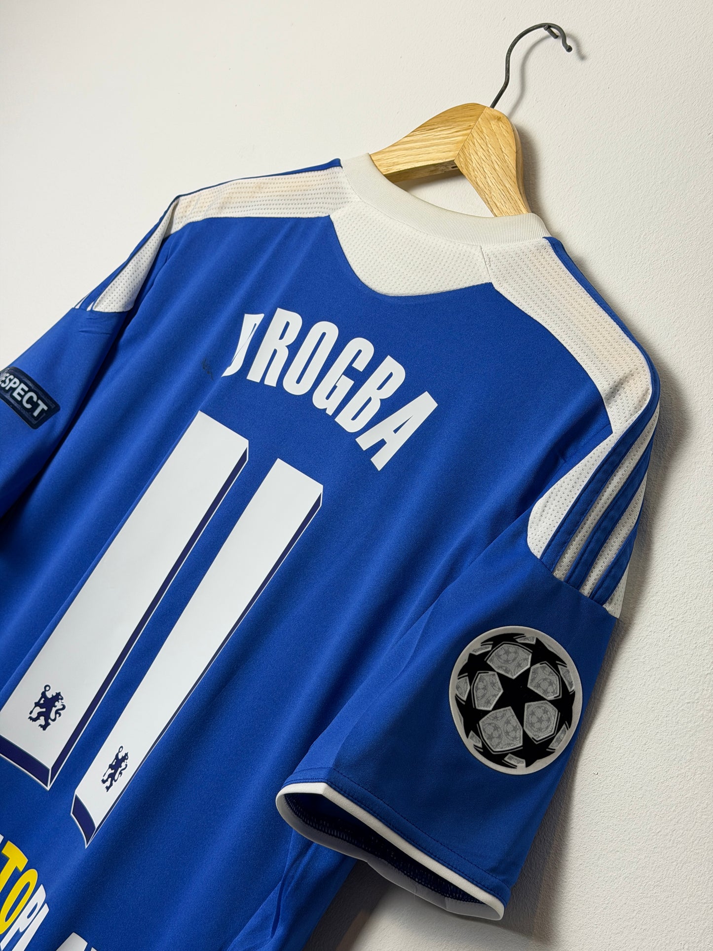 Didier Drogba Chelsea FC 2011-12 champions league final edition home football shirt (M)