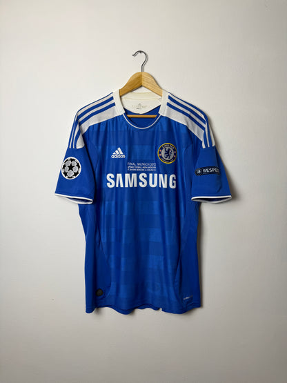 Didier Drogba Chelsea FC 2011-12 champions league final edition home football shirt (M)