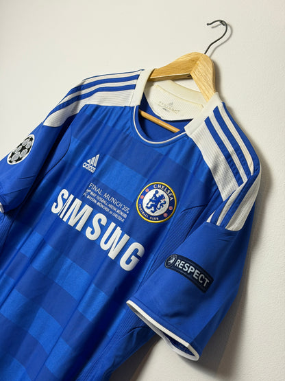 Didier Drogba Chelsea FC 2011-12 champions league final edition home football shirt (M)