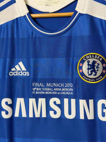 Didier Drogba Chelsea FC 2011-12 champions league final edition home football shirt (M)
