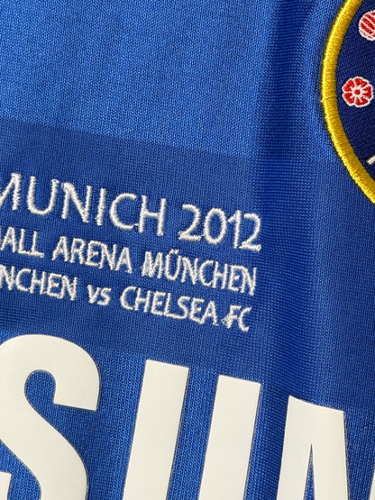 Didier Drogba Chelsea FC 2011-12 champions league final edition home football shirt (M)