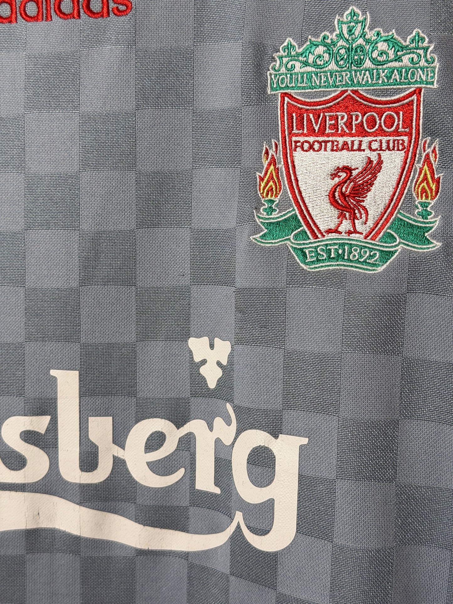 Fernando Torres Liverpool FC 2008-09 long sleeve away football shirt (M)