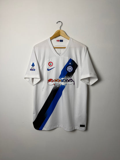 Lautaro Martinez Inter Milan 2023-24 away football shirt (L)