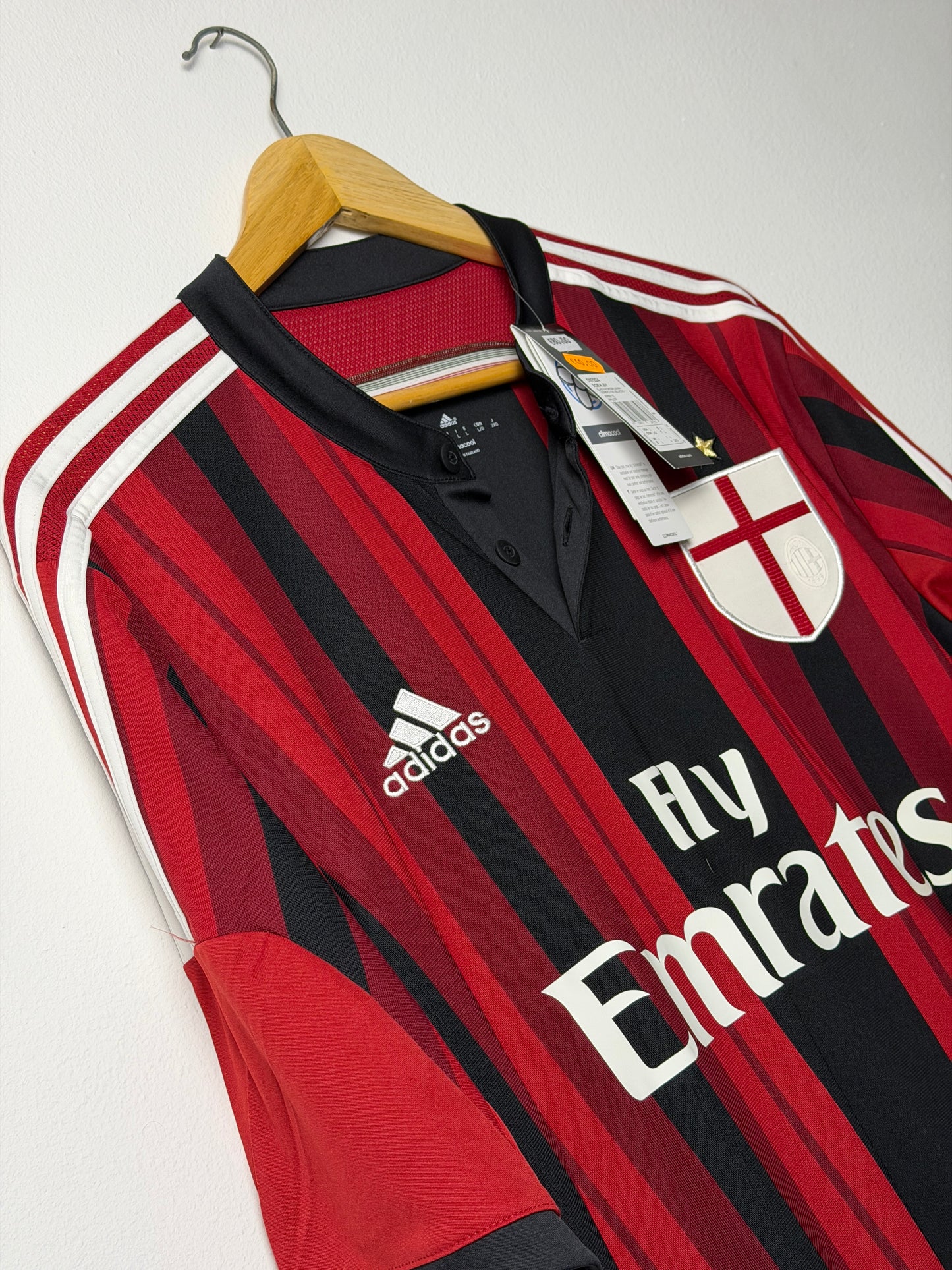 Fernando Torres AC Milan 2014-15 home football shirt (L)