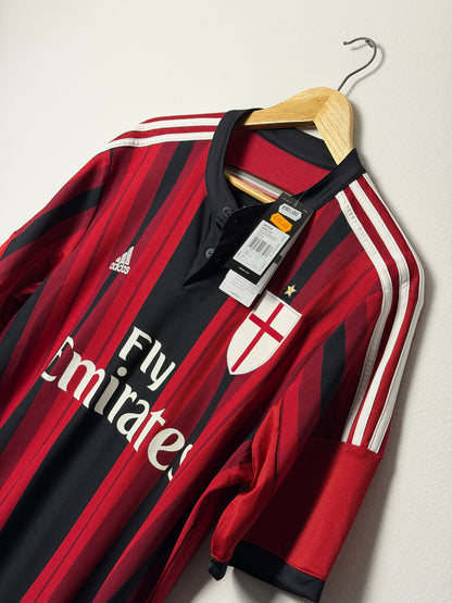 Fernando Torres AC Milan 2014-15 home football shirt (L)