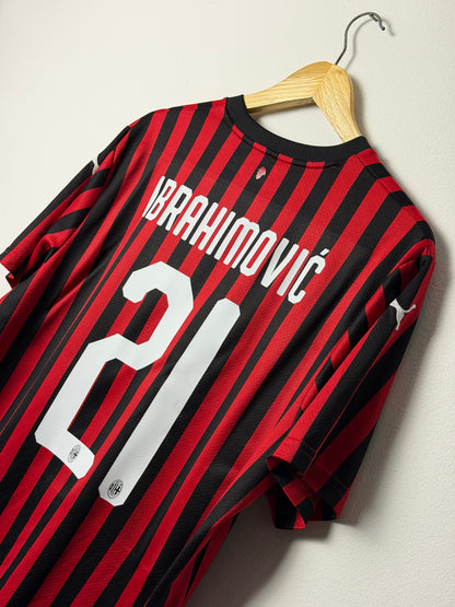 Zlatan Ibrahimovic AC Milan 2019-20 home football shirt (L)