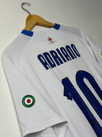 Adriano Inter Milan 2006-07 away football shirt (XL)