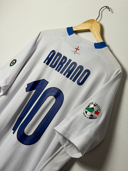 Adriano Inter Milan 2006-07 away football shirt (XL)