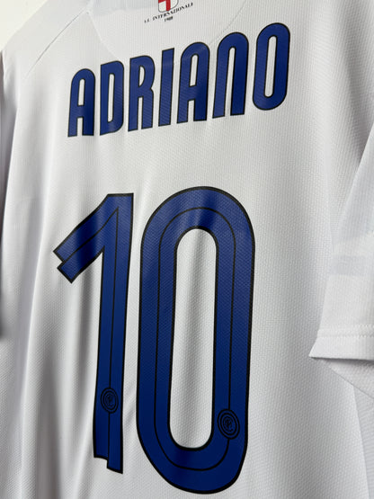 Adriano Inter Milan 2006-07 away football shirt (XL)