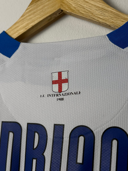 Adriano Inter Milan 2006-07 away football shirt (XL)
