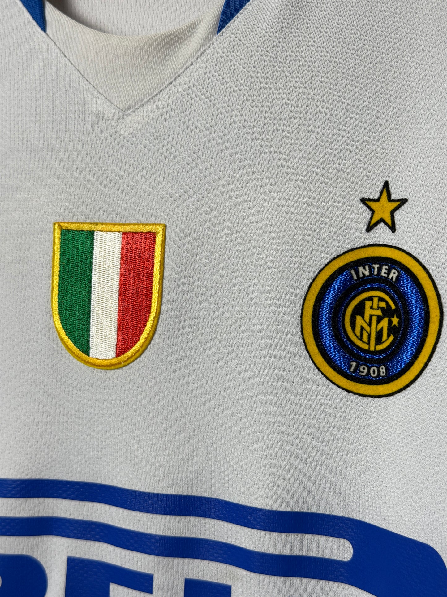 Adriano Inter Milan 2006-07 away football shirt (XL)