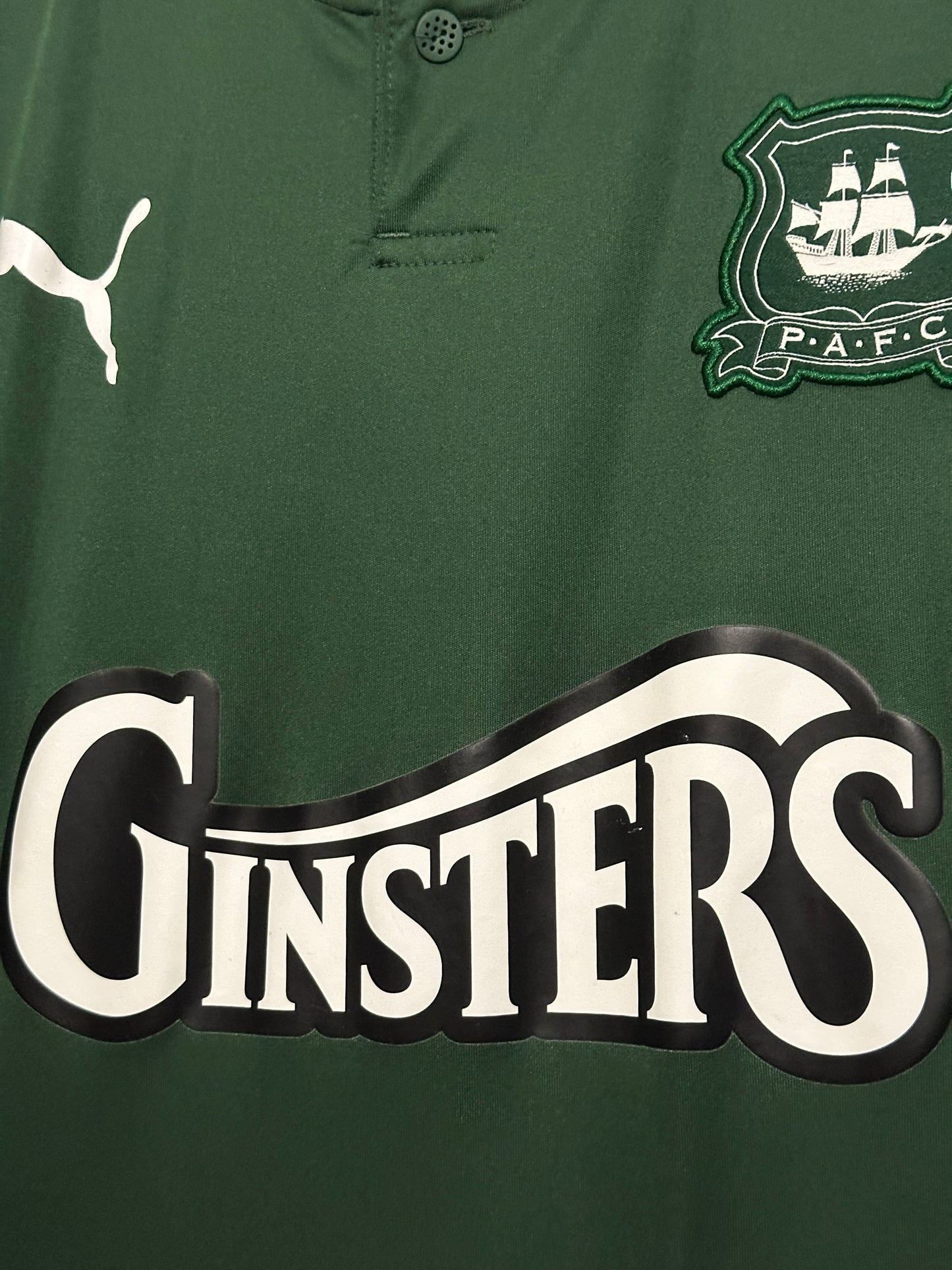 Plymouth Argyle FC 2020-21 home football shirt (XL)
