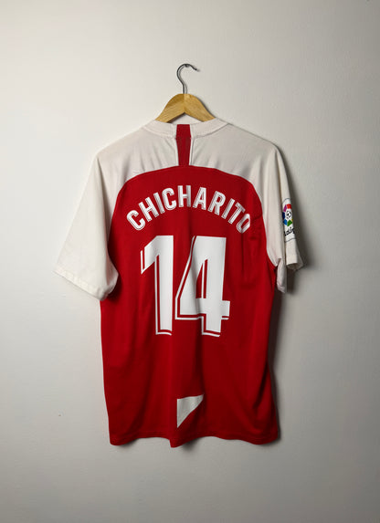 Chicharito Hernandez 2019-20 away football shirt (XL)