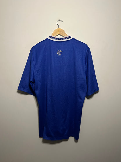Rangers FC 1990-92 home football shirt (XL)