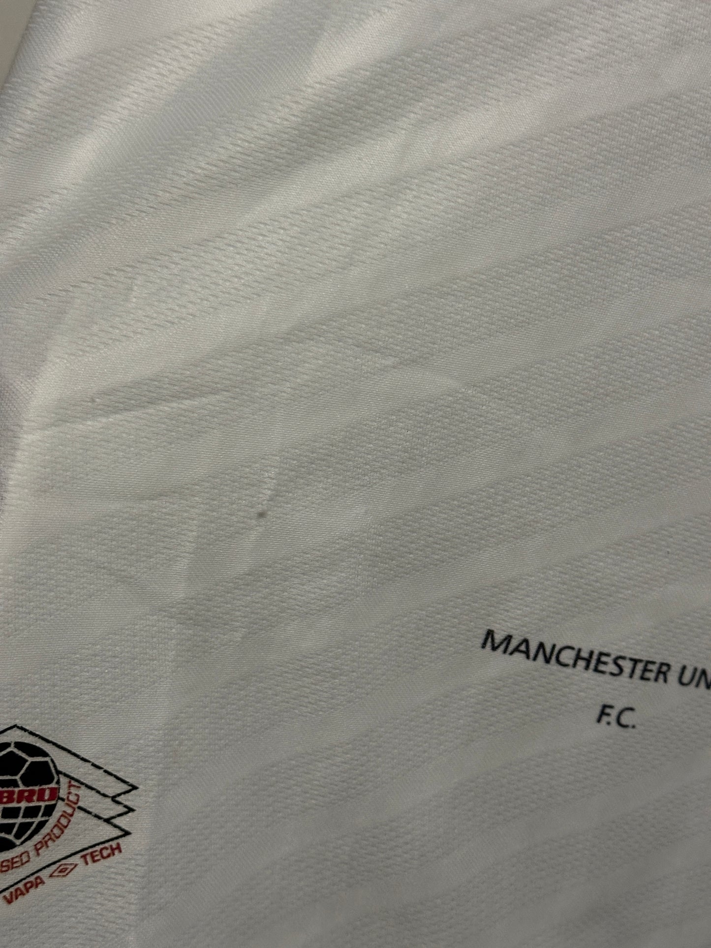 David Beckham Manchester United 1996-97 away football shirt (L)