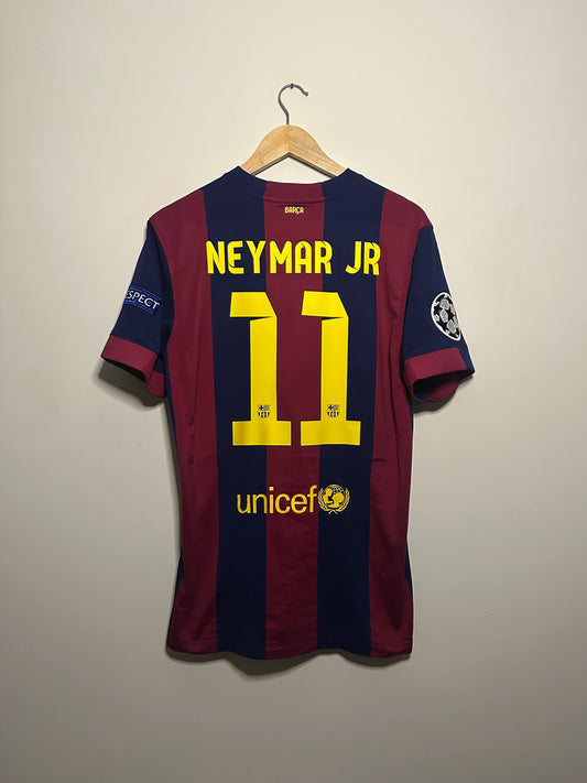 Neymar JR FC Barcelona 2014-15 Champions League final edition home football shirt (M)
