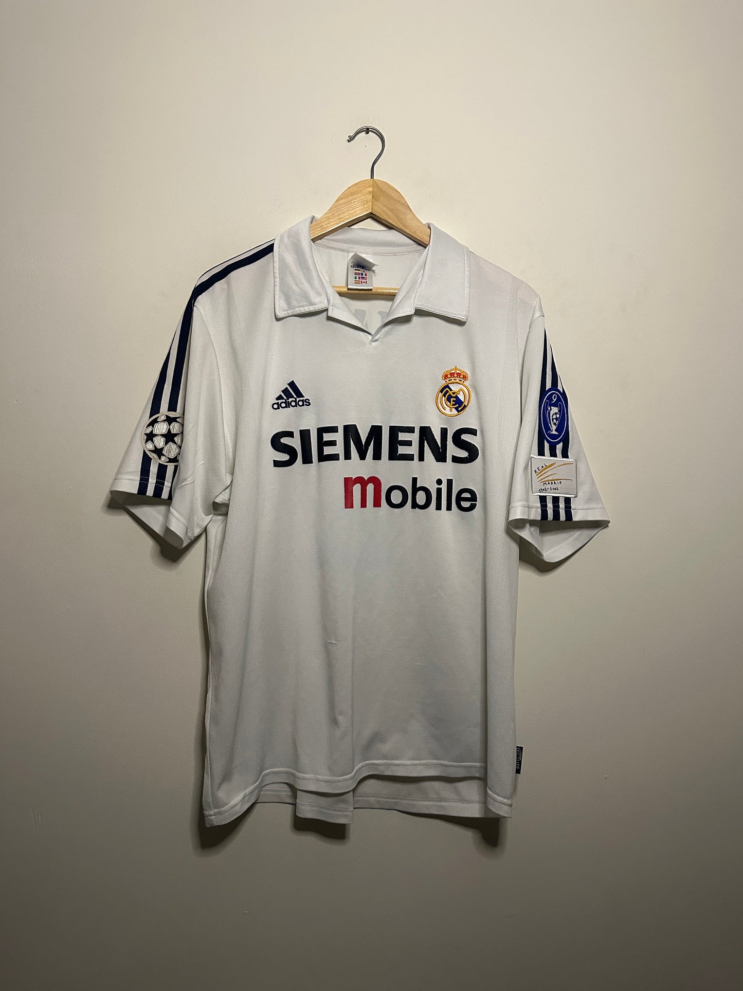 Ronaldo Nazario Real Madrid CF 2002-03 home football shirt (L)