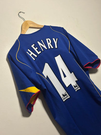 Thierry Henry Arsenal FC 2004-05 away football shirt (M)