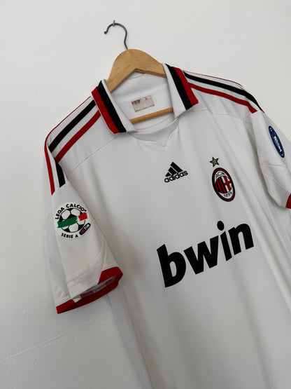 Ronaldinho AC Milan 2009-10 away football shirt (M)