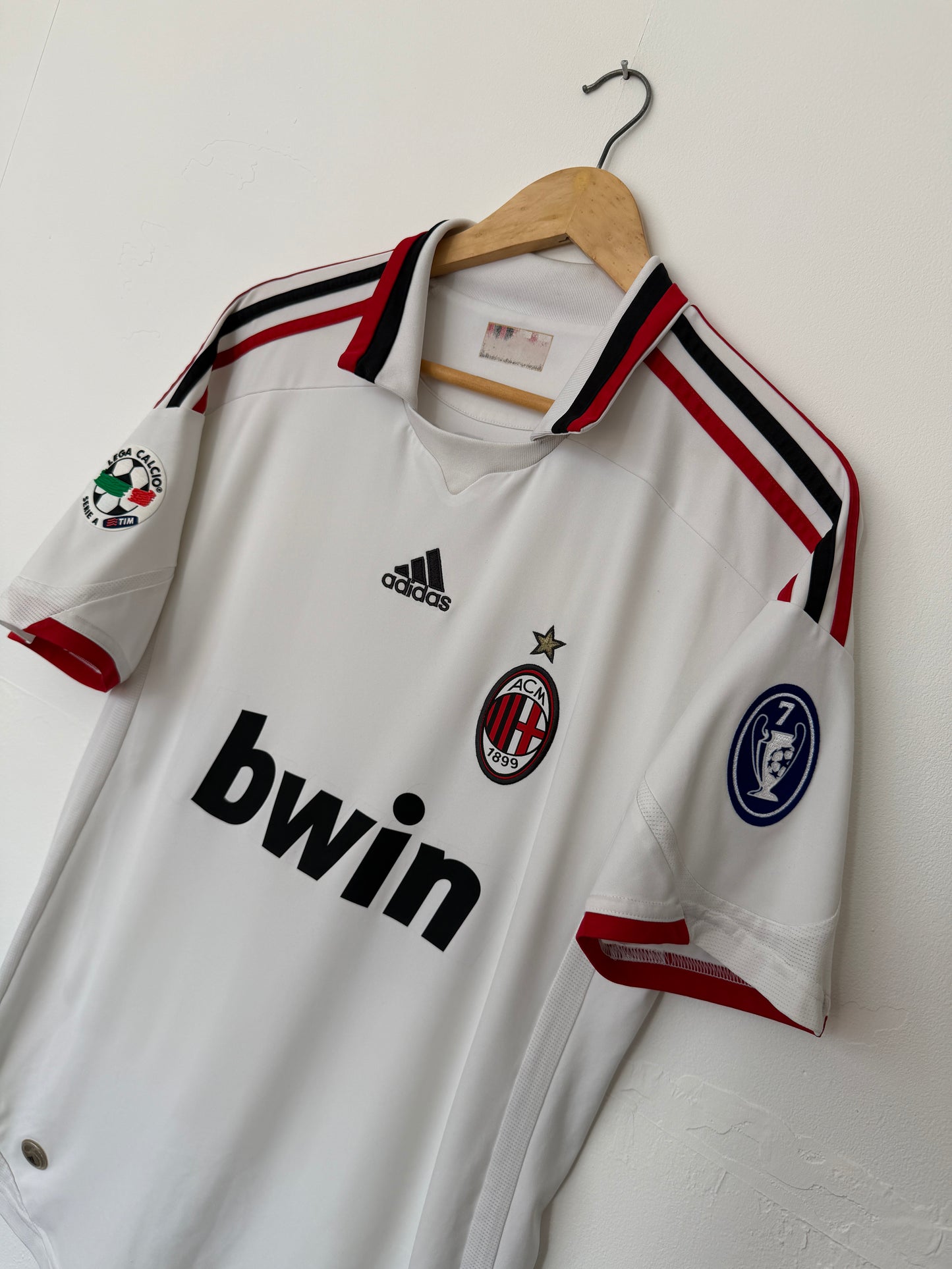 Ronaldinho AC Milan 2009-10 away football shirt (M)