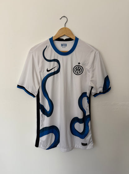 Lautaro Martinez Inter Milan 2020-21 away football shirt (M)