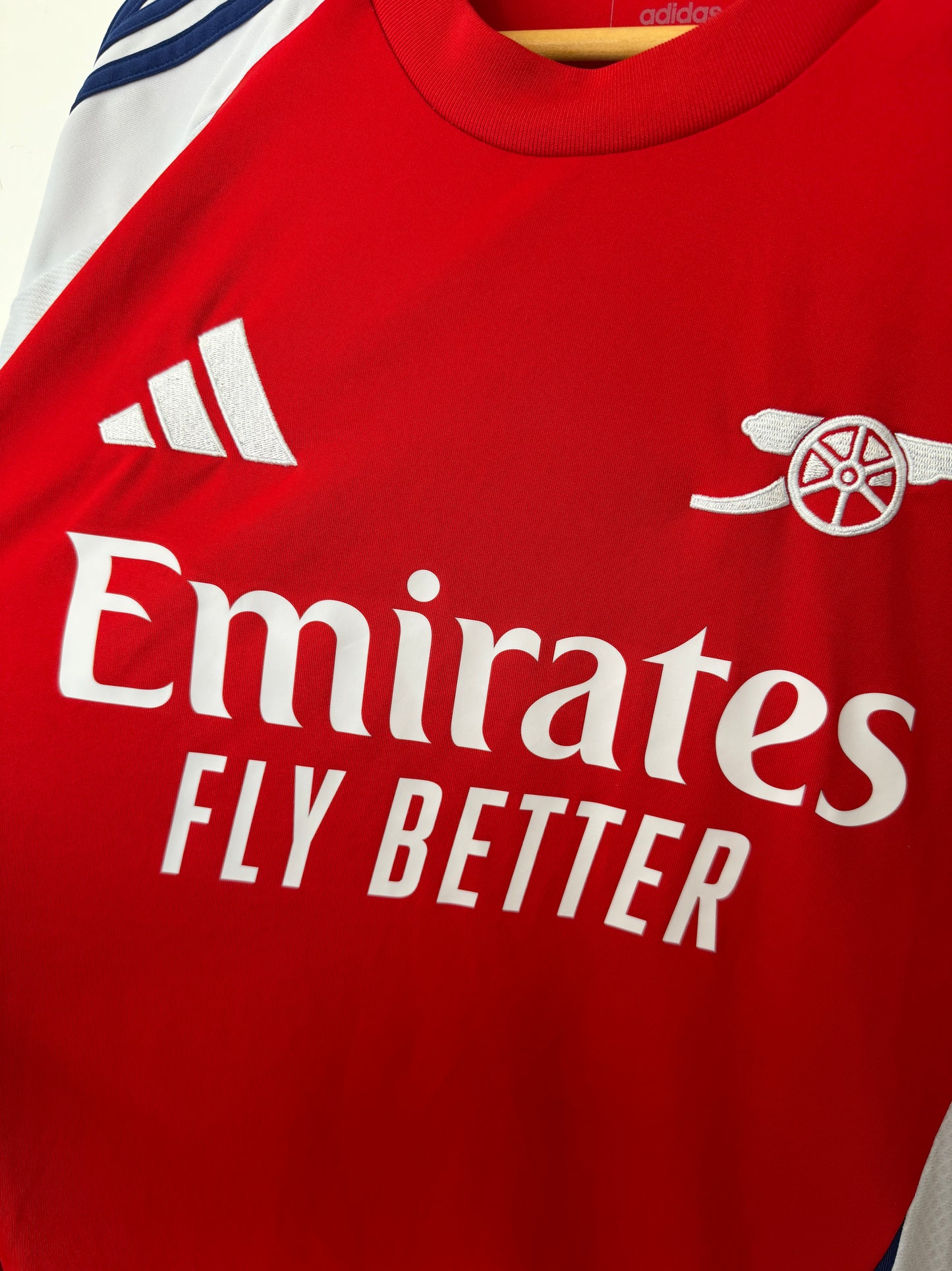 Declan Rice Arsenal FC 2024-25 long sleeve home football shirt (L)