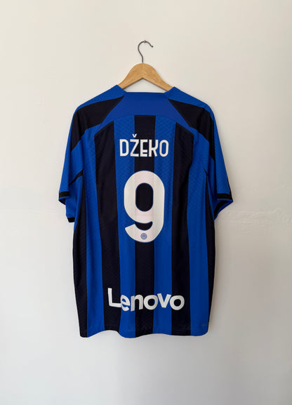 Edin Dzeko Inter Milan 2022-23 home football shirt (XXL)