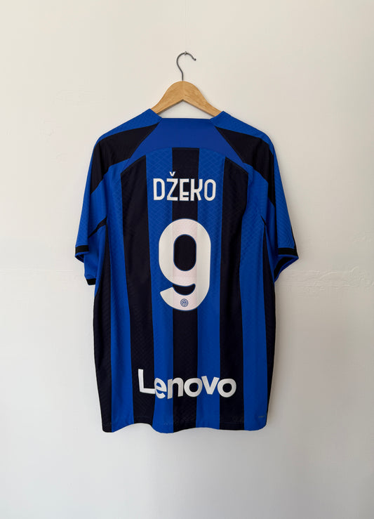 Edin Dzeko Inter Milan 2022-23 home football shirt (XXL)