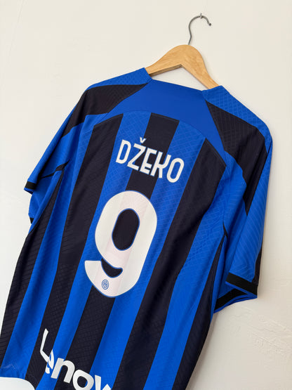 Edin Dzeko Inter Milan 2022-23 home football shirt (XXL)