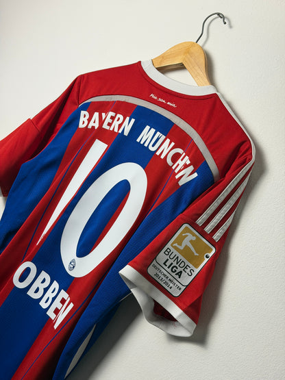 Arjen Robben FC Bayern Munich 2014-15 home football shirt (M)